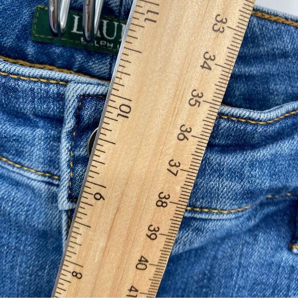 Lauren Ralph Lauren Jeans Modern Straight Curvy Classic Denim 10 - Picture 5 of 9